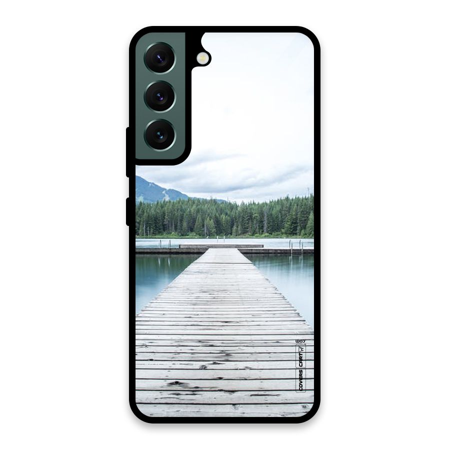 Dock River Glass Back Case for Galaxy S22 5G