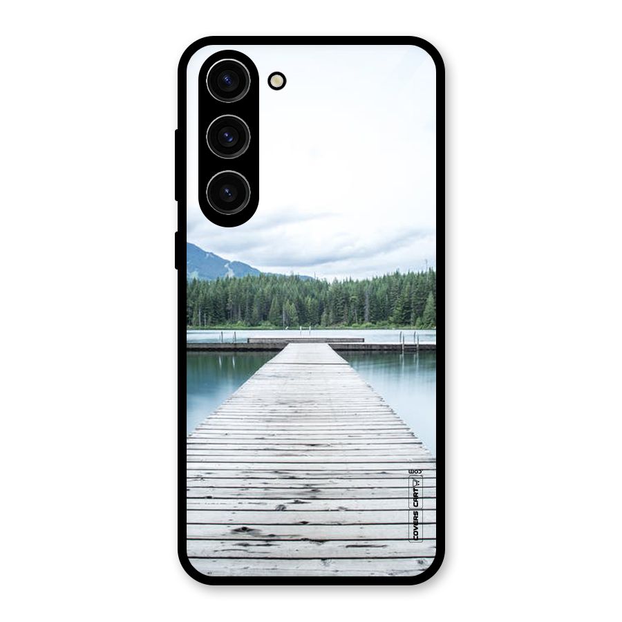 Dock River Glass Back Case for Galaxy S23 Plus