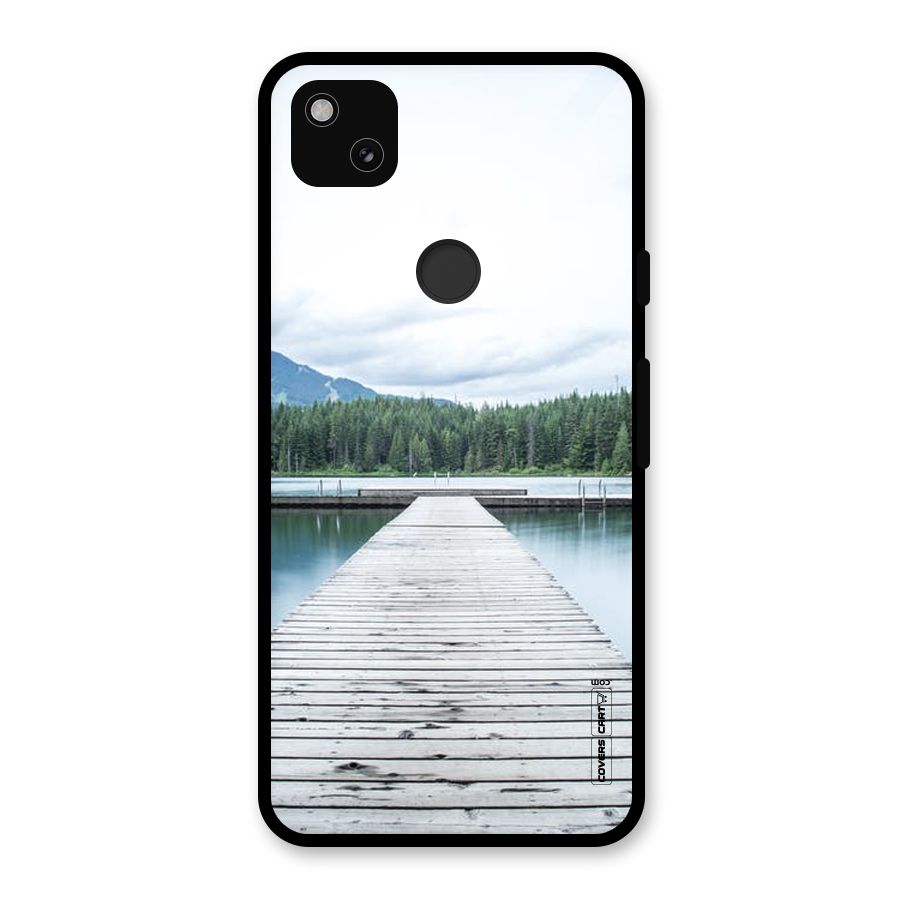 Dock River Glass Back Case for Google Pixel 4a
