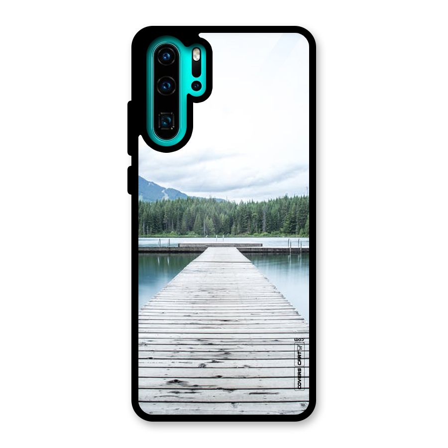 Dock River Glass Back Case for Huawei P30 Pro