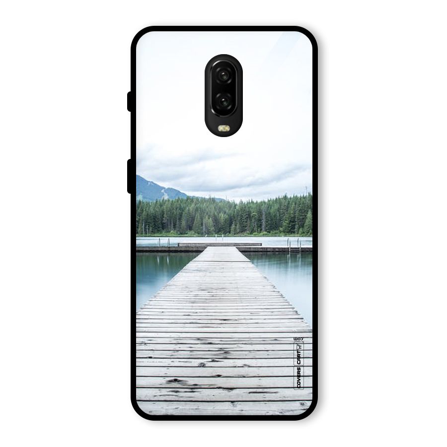 Dock River Glass Back Case for OnePlus 6T
