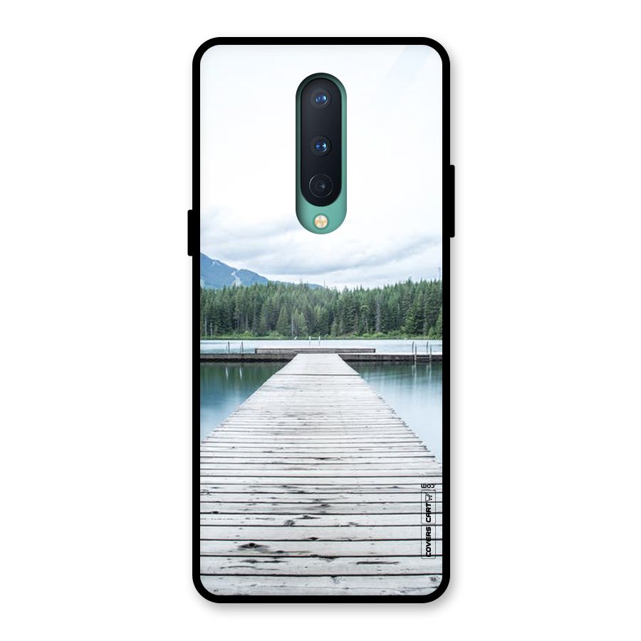 Dock River Glass Back Case for OnePlus 8