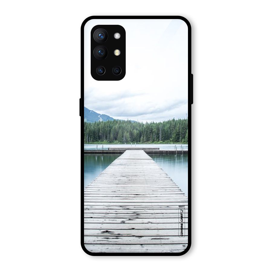 Dock River Glass Back Case for OnePlus 9R
