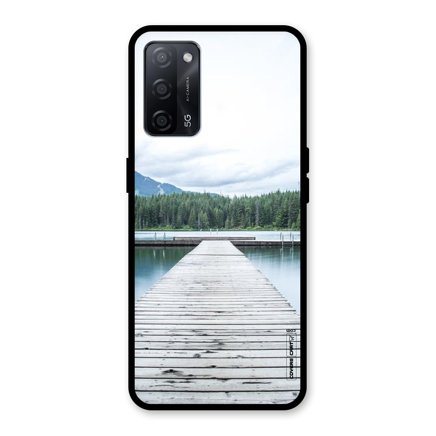 Dock River Glass Back Case for Oppo A53s 5G