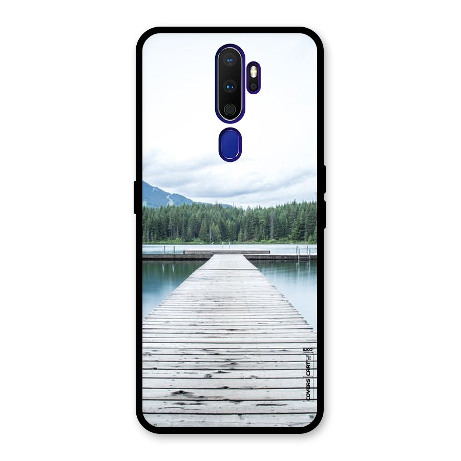 Dock River Glass Back Case for Oppo A9 (2020)