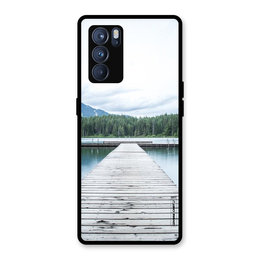 Dock River Glass Back Case for Oppo Reno6 Pro 5G