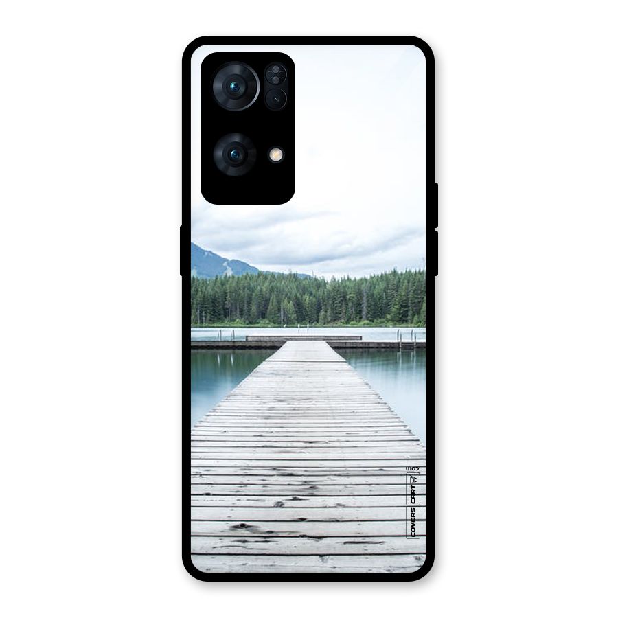 Dock River Glass Back Case for Oppo Reno7 Pro 5G