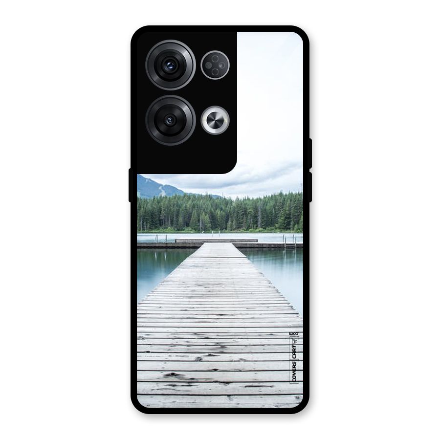 Dock River Glass Back Case for Oppo Reno8 Pro 5G