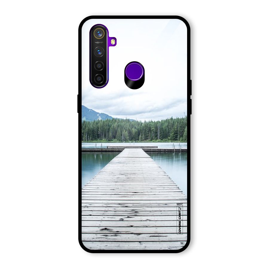 Dock River Glass Back Case for Realme 5 Pro