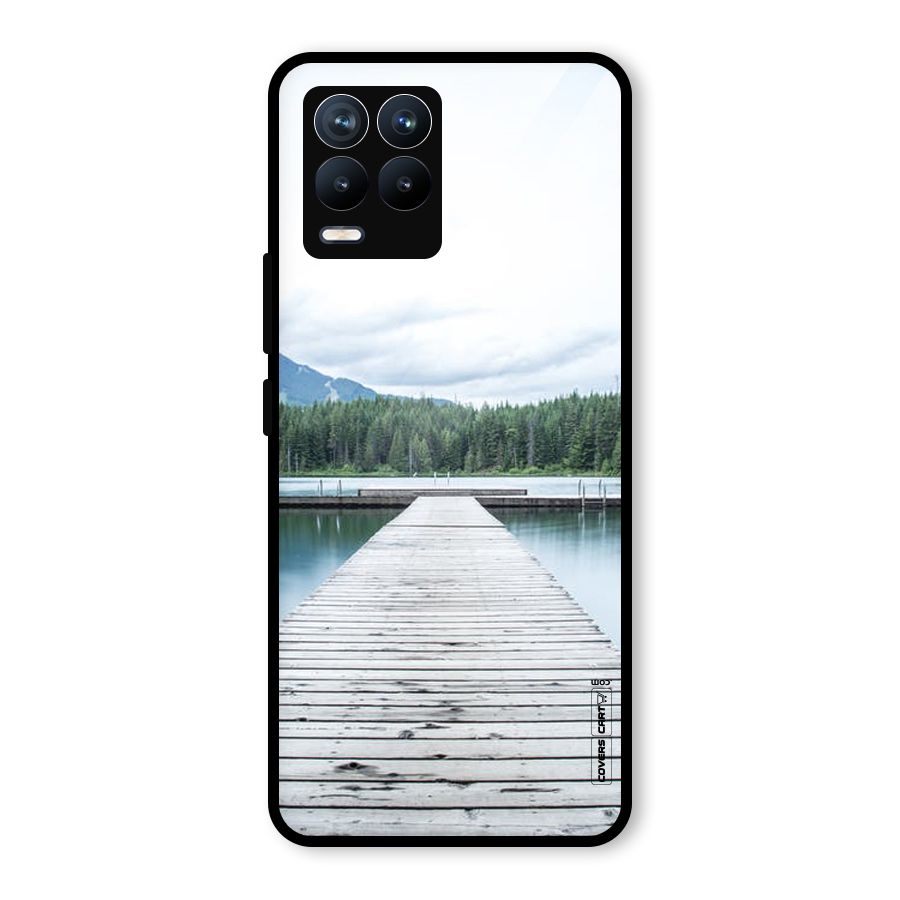 Dock River Glass Back Case for Realme 8