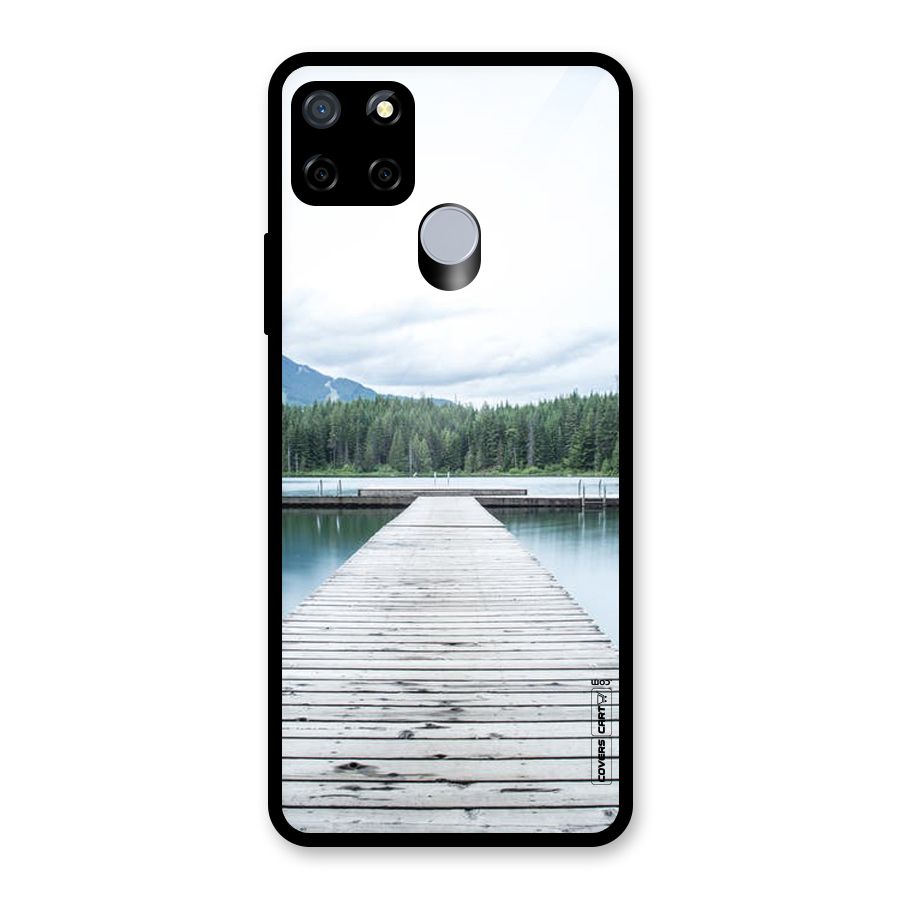 Dock River Glass Back Case for Realme C15