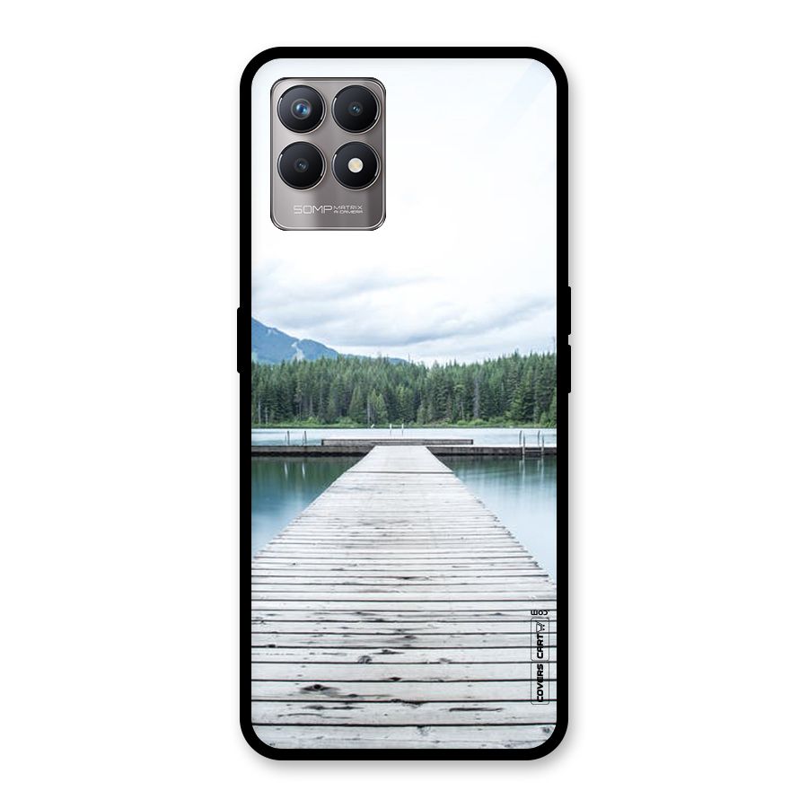 Dock River Glass Back Case for Realme Narzo 50