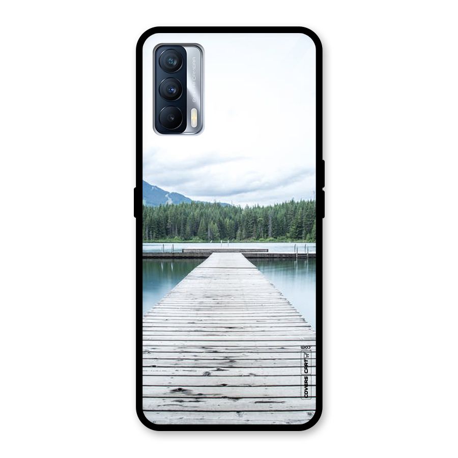Dock River Glass Back Case for Realme X7