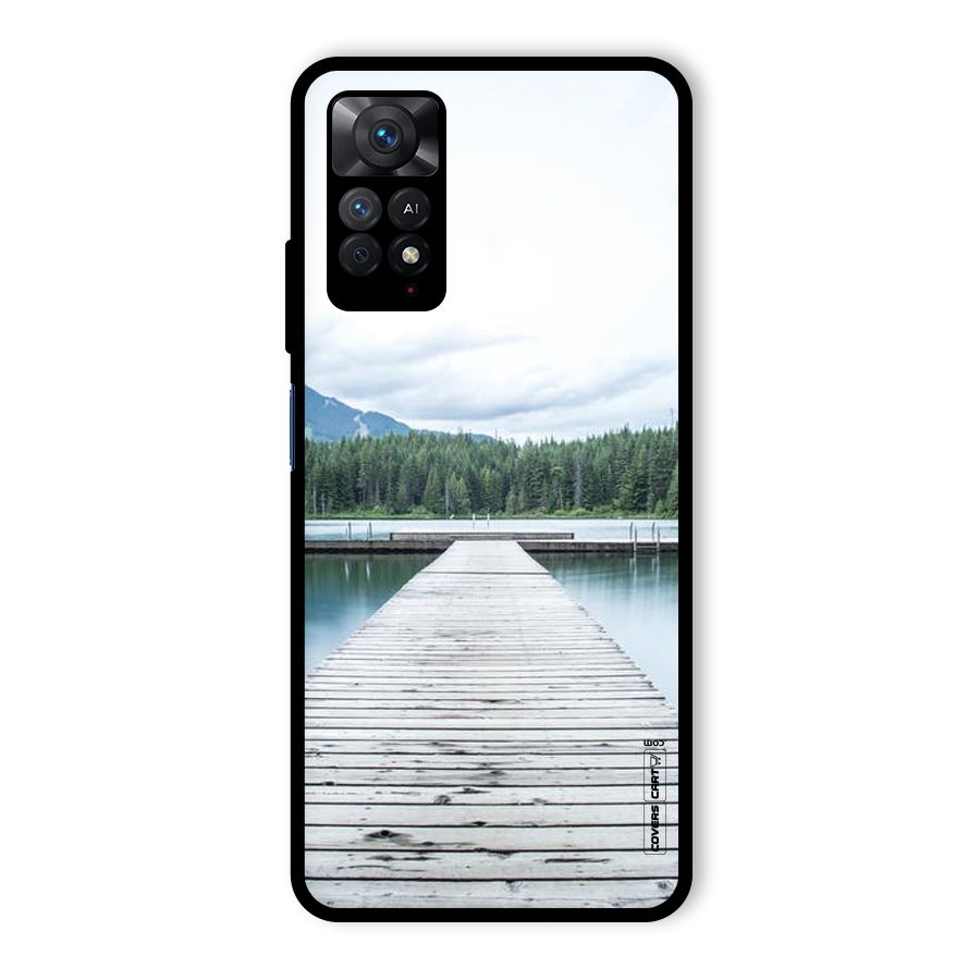 Dock River Glass Back Case for Redmi Note 11 Pro