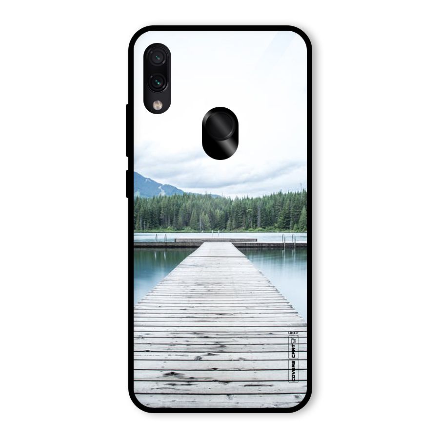 Dock River Glass Back Case for Redmi Note 7 Pro