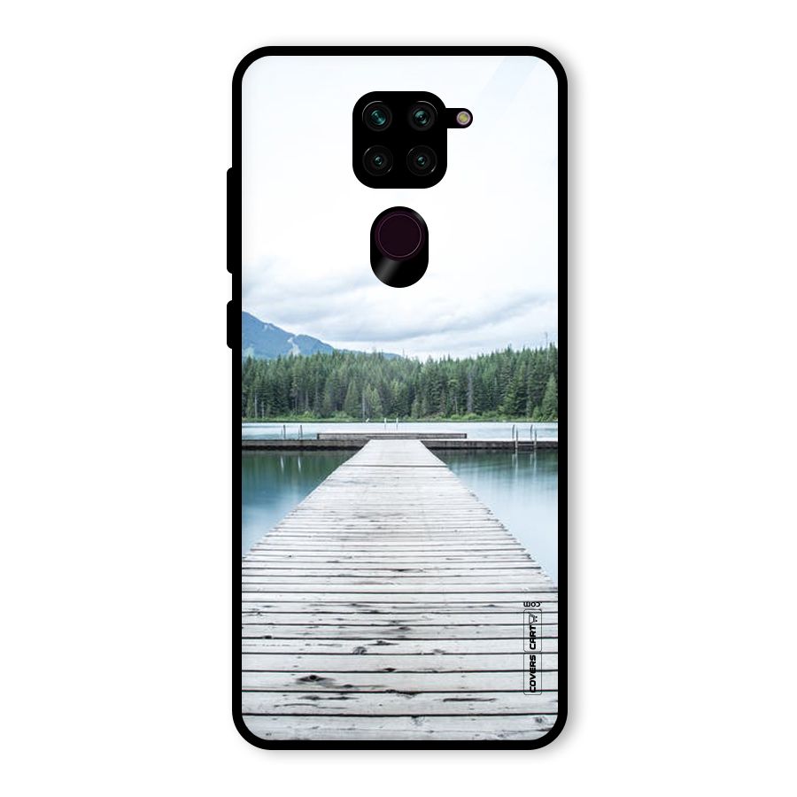 Dock River Glass Back Case for Redmi Note 9