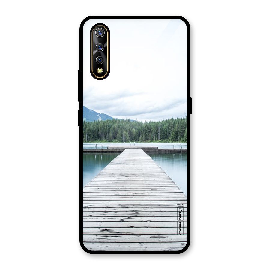 Dock River Glass Back Case for Vivo S1