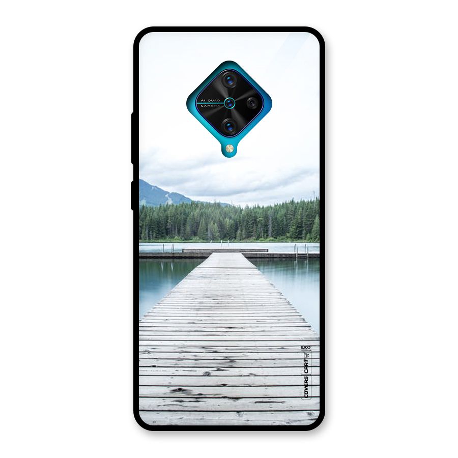 Dock River Glass Back Case for Vivo S1 Pro