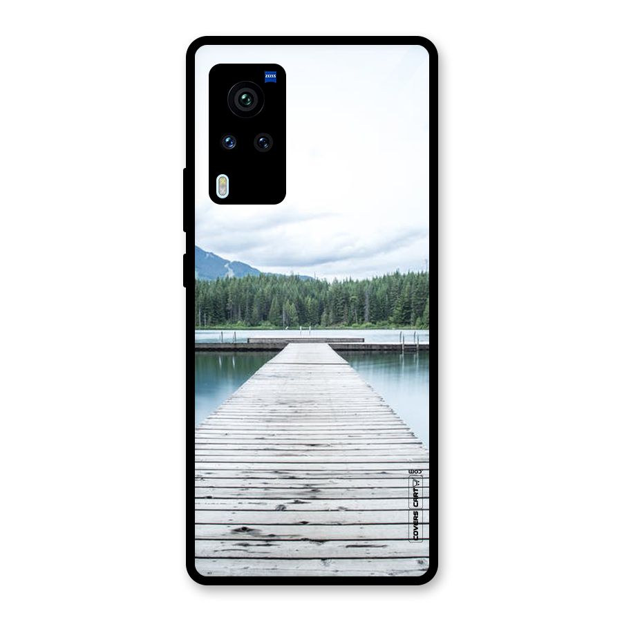 Dock River Glass Back Case for Vivo X60 Pro