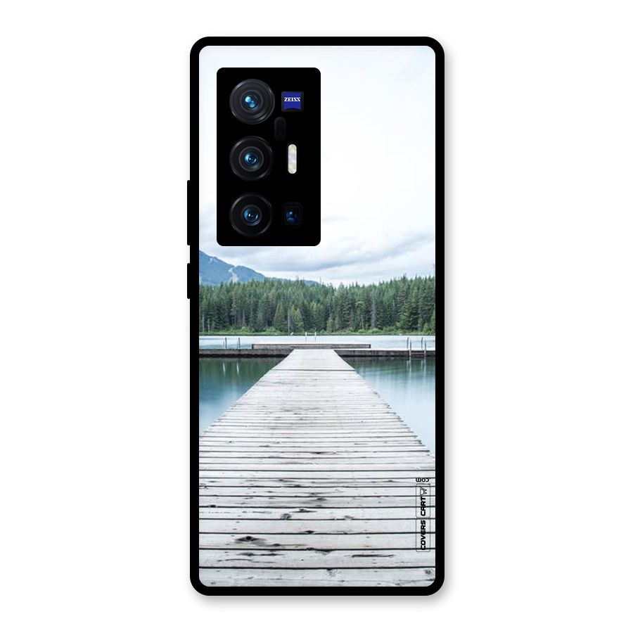 Dock River Glass Back Case for Vivo X70 Pro Plus