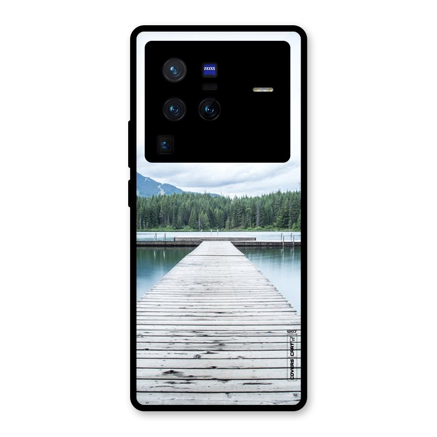 Dock River Glass Back Case for Vivo X80 Pro