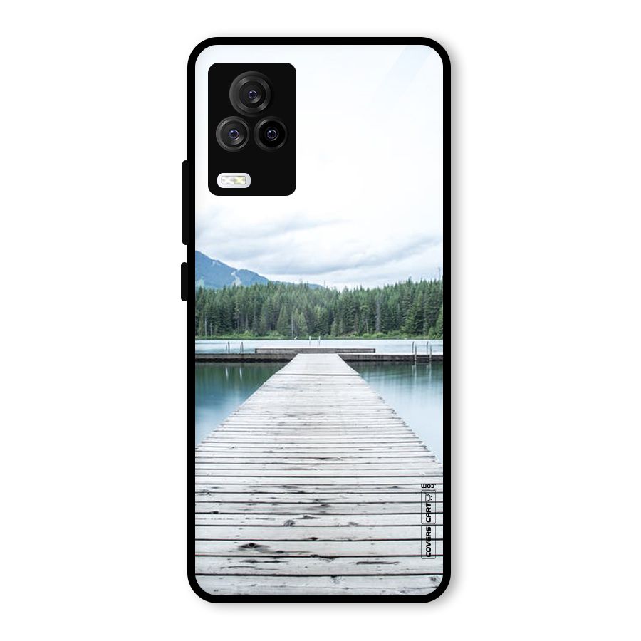 Dock River Glass Back Case for Vivo iQOO 7 Legend 5G