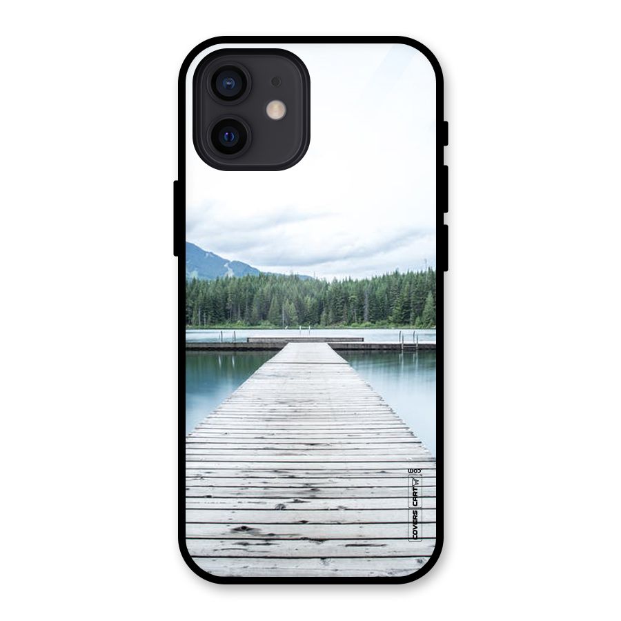 Dock River Glass Back Case for iPhone 12