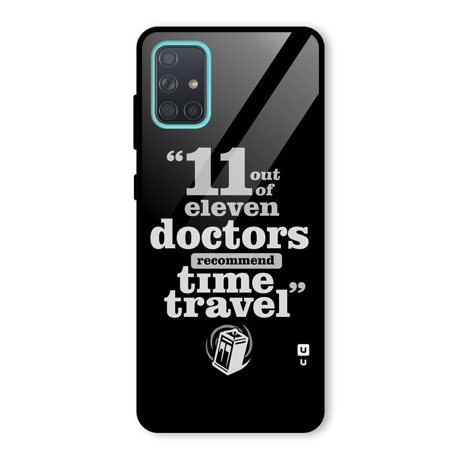 Doctors Recommend Time Travel Glass Back Case for Galaxy A71