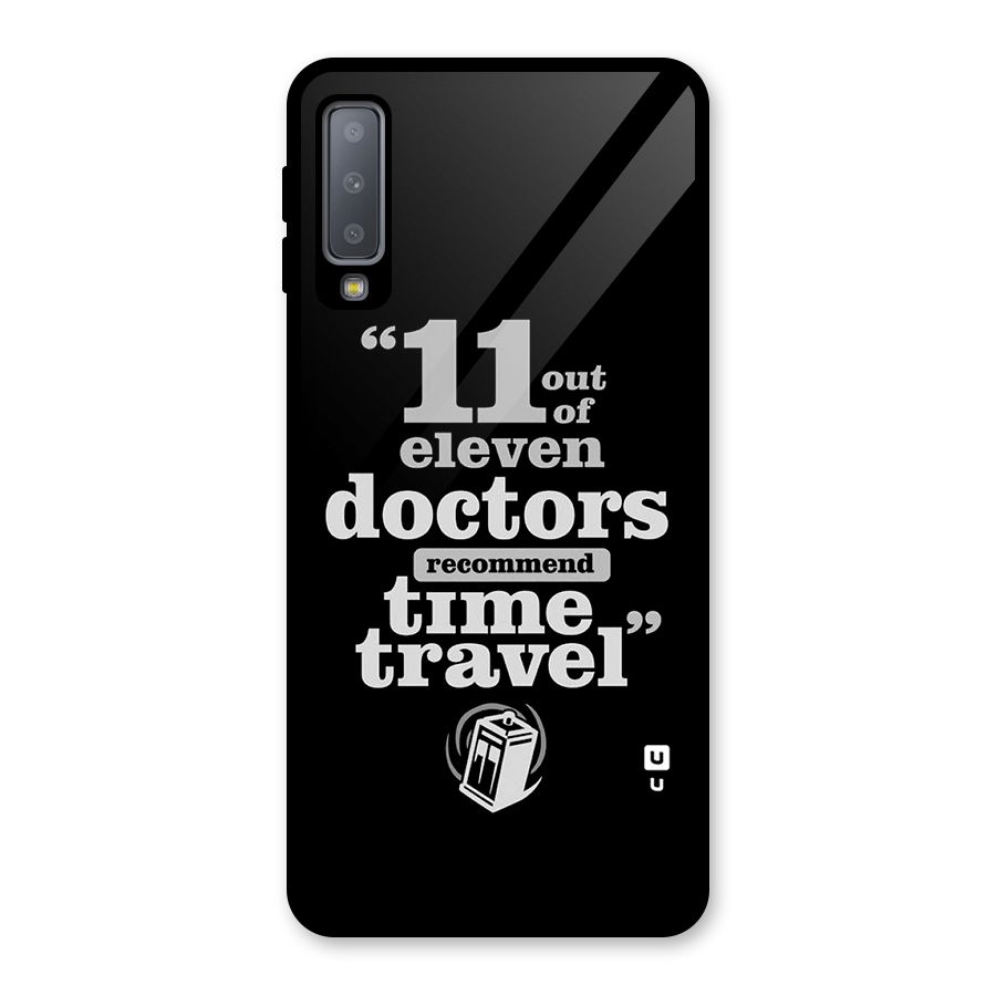 Doctors Recommend Time Travel Glass Back Case for Galaxy A7 (2018)