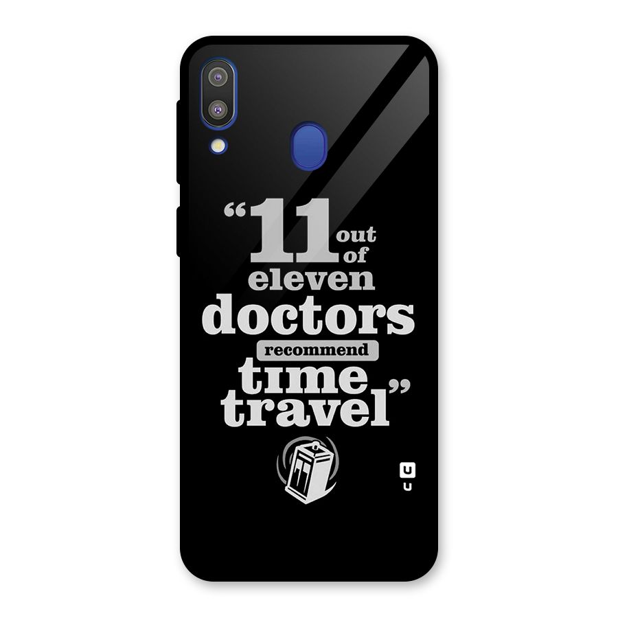 Doctors Recommend Time Travel Glass Back Case for Galaxy M20