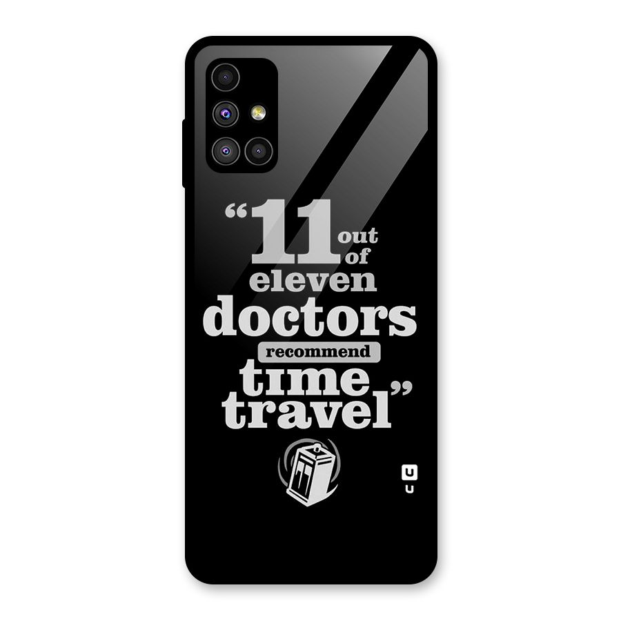 Doctors Recommend Time Travel Glass Back Case for Galaxy M51
