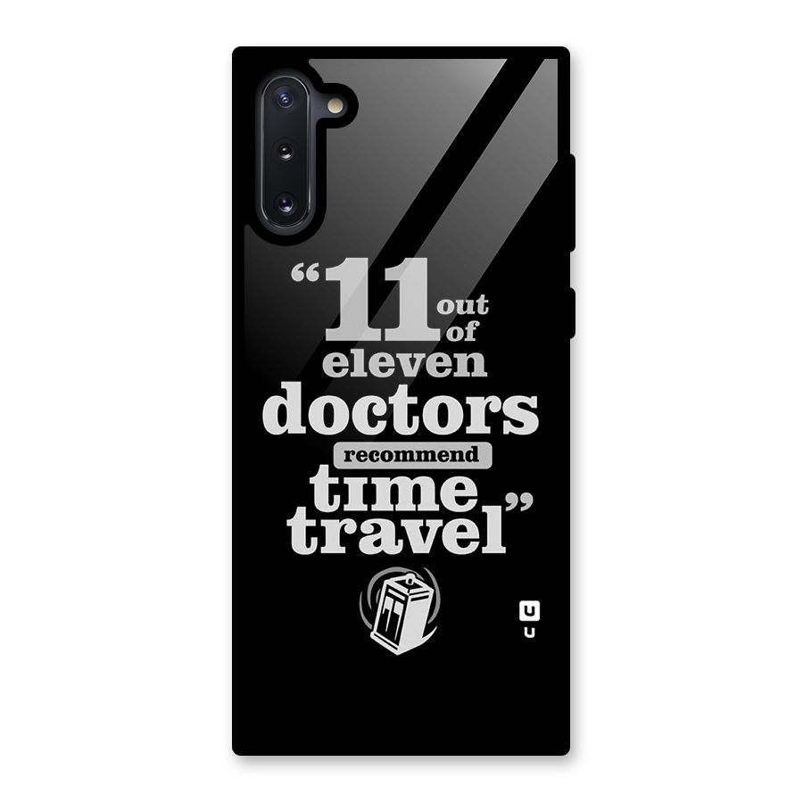 Doctors Recommend Time Travel Glass Back Case for Galaxy Note 10