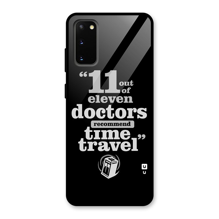 Doctors Recommend Time Travel Glass Back Case for Galaxy S20