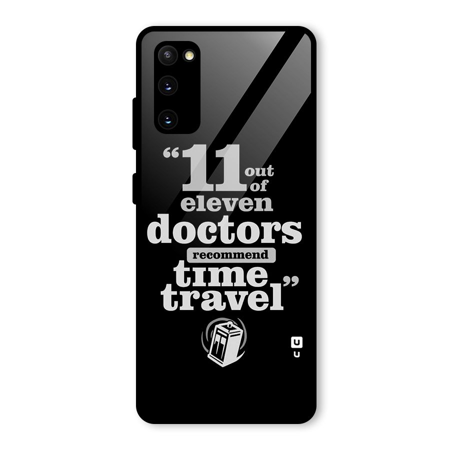 Doctors Recommend Time Travel Glass Back Case for Galaxy S20 FE