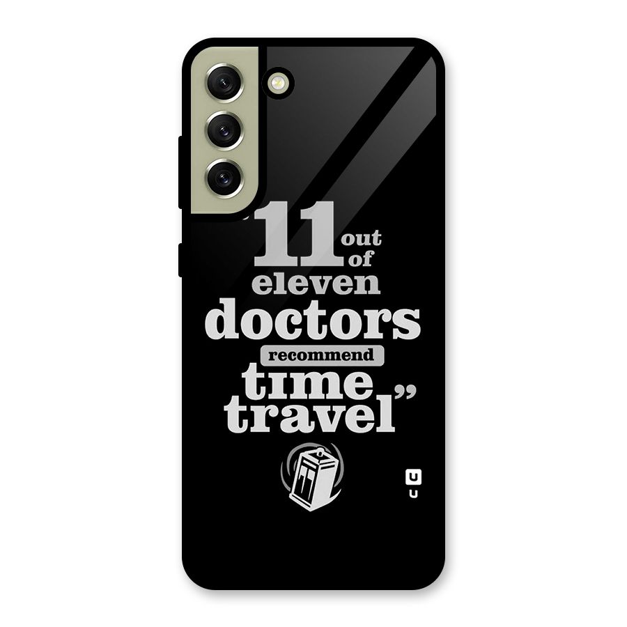 Doctors Recommend Time Travel Glass Back Case for Galaxy S21 FE 5G