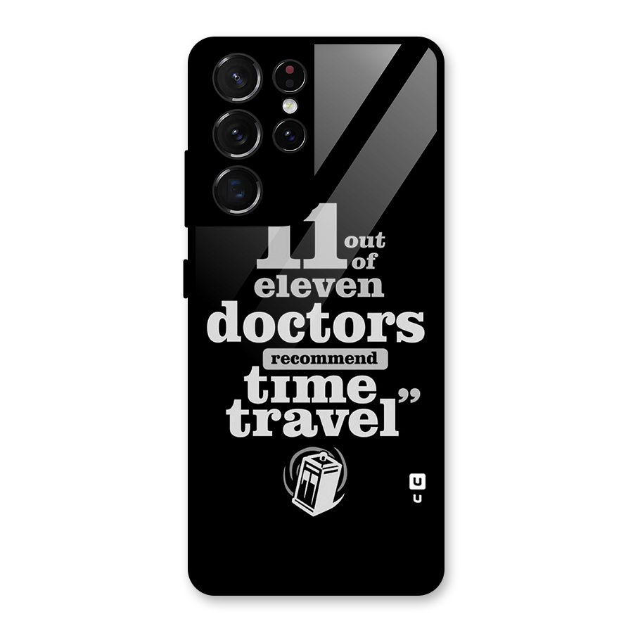 Doctors Recommend Time Travel Glass Back Case for Galaxy S21 Ultra 5G