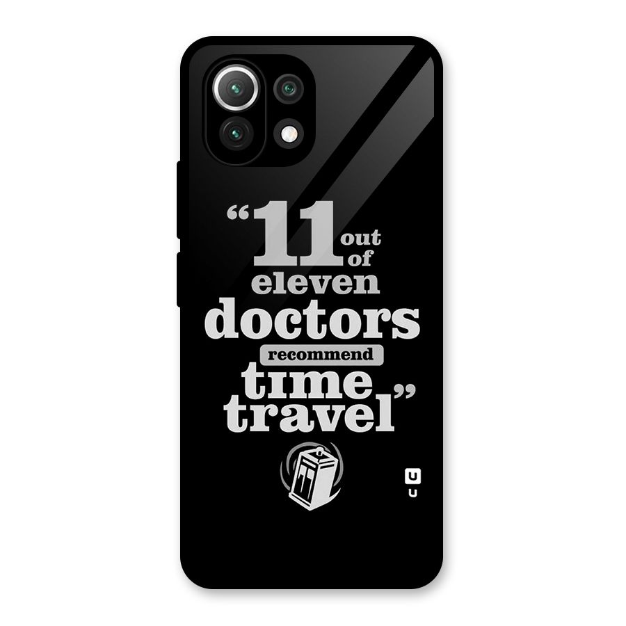 Doctors Recommend Time Travel Glass Back Case for Mi 11 Lite NE 5G