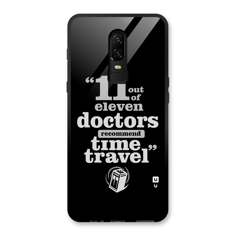 Doctors Recommend Time Travel Glass Back Case for OnePlus 6