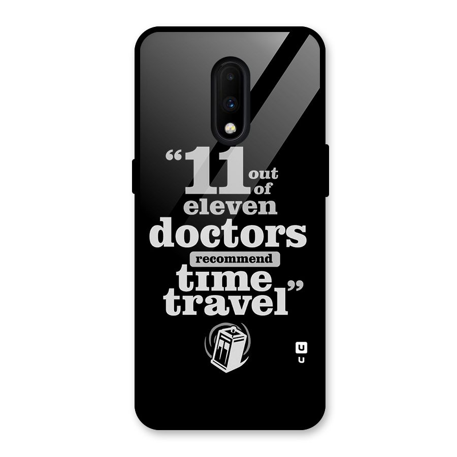 Doctors Recommend Time Travel Glass Back Case for OnePlus 7