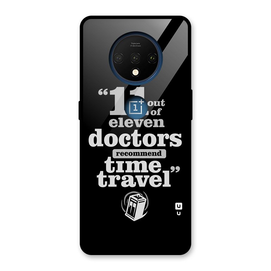 Doctors Recommend Time Travel Glass Back Case for OnePlus 7T