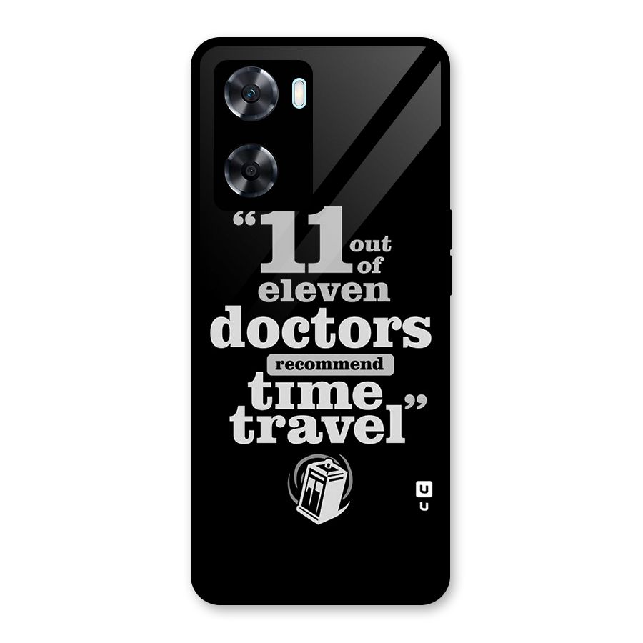 Doctors Recommend Time Travel Glass Back Case for Oppo A77