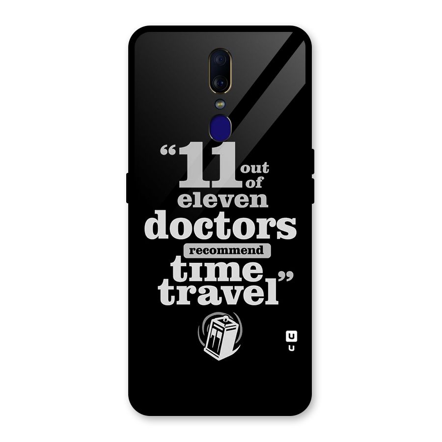 Doctors Recommend Time Travel Glass Back Case for Oppo F11