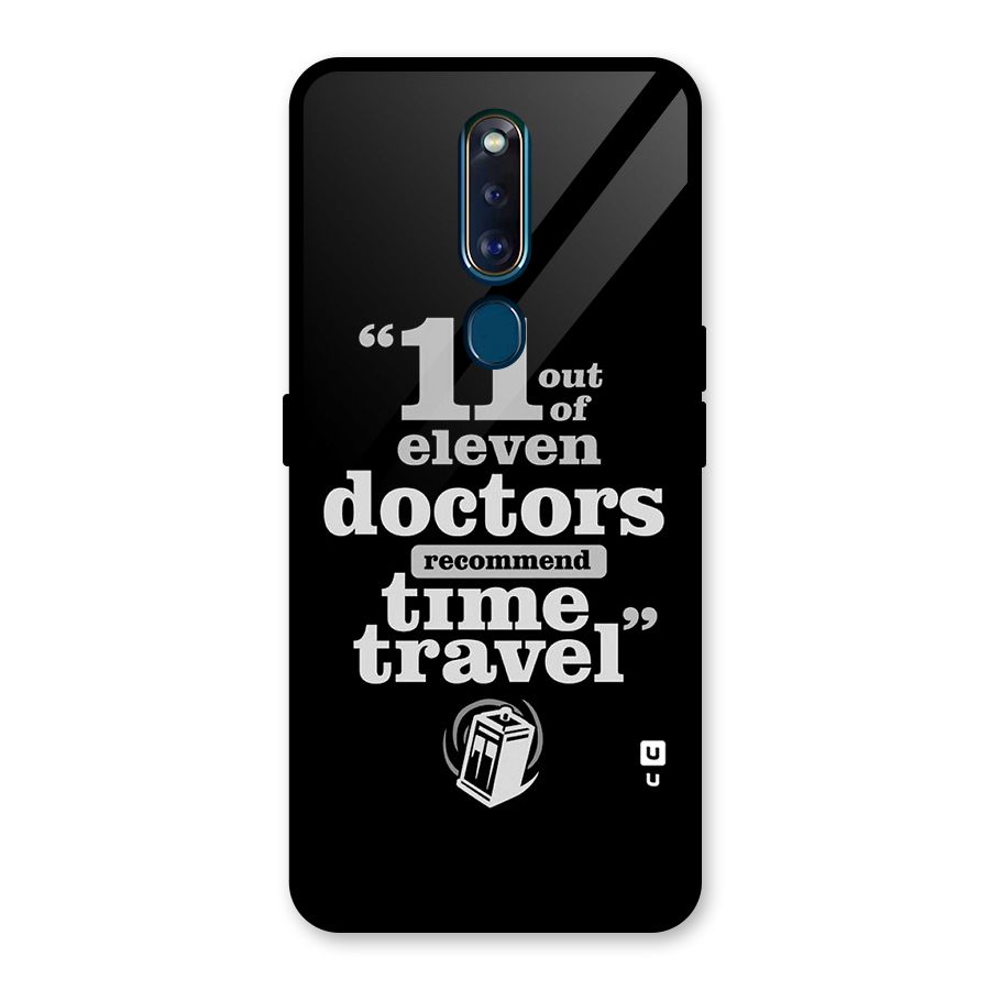 Doctors Recommend Time Travel Glass Back Case for Oppo F11 Pro