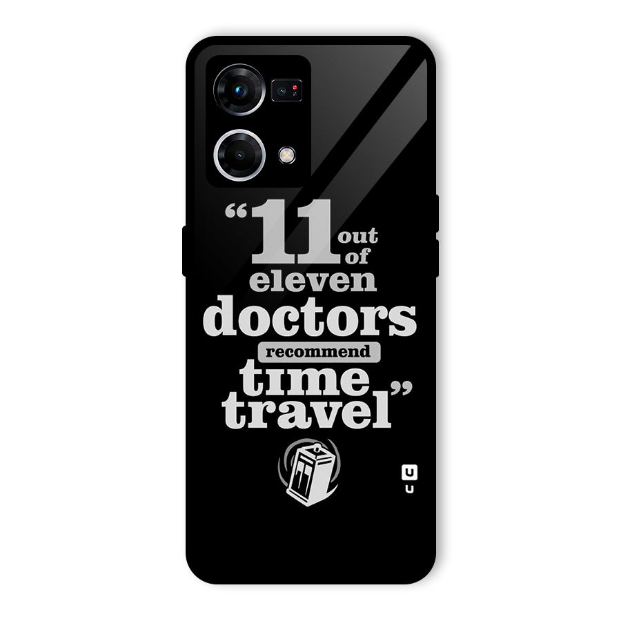 Doctors Recommend Time Travel Glass Back Case for Oppo F21s Pro 4G