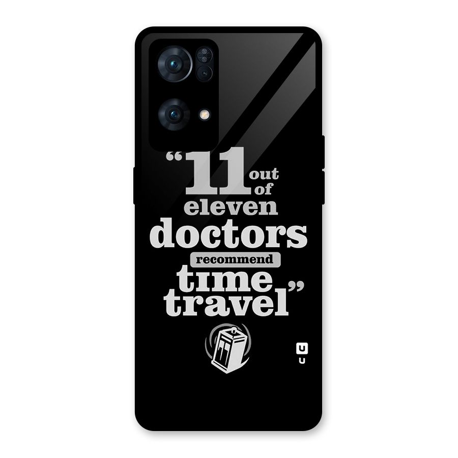Doctors Recommend Time Travel Glass Back Case for Oppo Reno7 Pro 5G