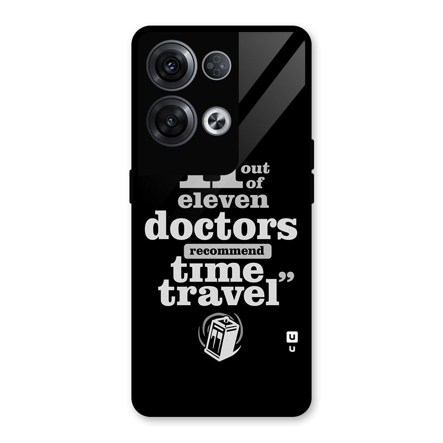 Doctors Recommend Time Travel Glass Back Case for Oppo Reno8 Pro 5G