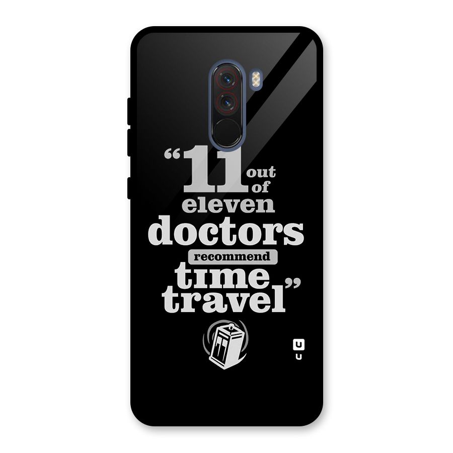 Doctors Recommend Time Travel Glass Back Case for Poco F1