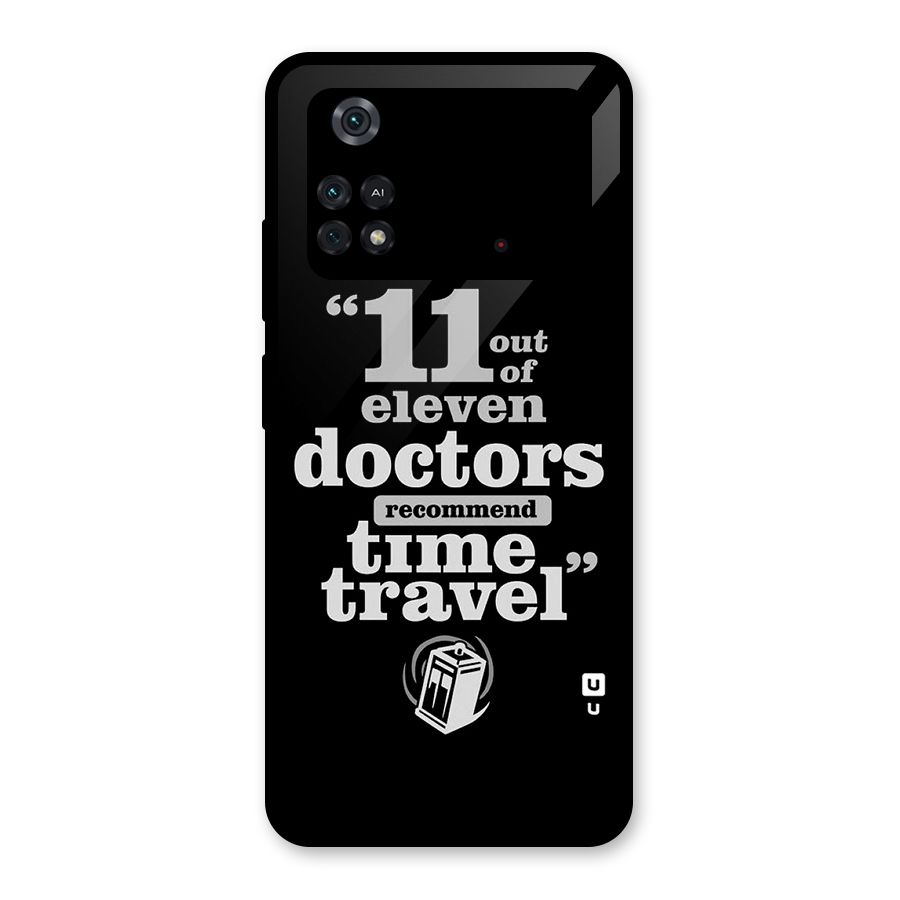 Doctors Recommend Time Travel Glass Back Case for Poco M4 Pro 4G