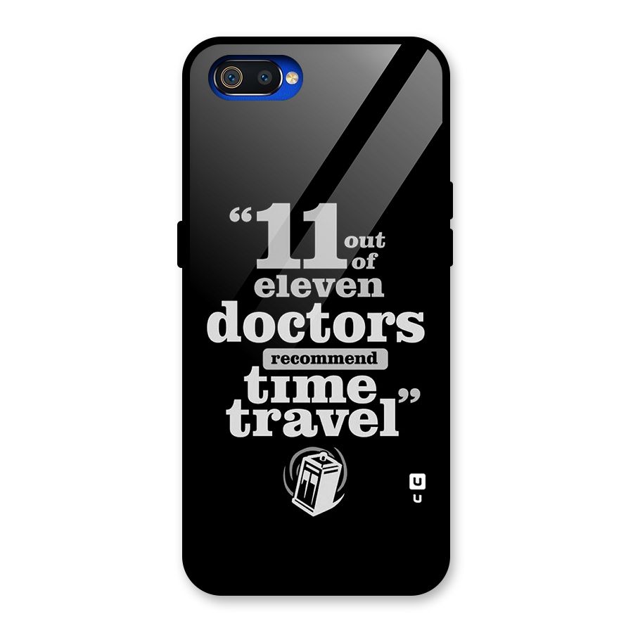 Doctors Recommend Time Travel Glass Back Case for Realme C2