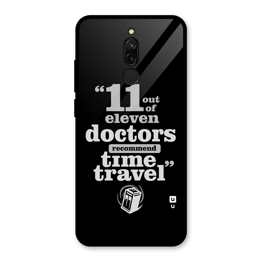 Doctors Recommend Time Travel Glass Back Case for Redmi 8